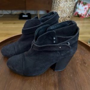Rag and Bone Harrow suede booties